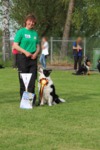 Darla wurde beim Pllotprojekt in 2017 dhv Meisterschaft im Rally Obedience in Klasse 2 Deutschlandsieger mit 100 Punkten von 100 in der schnellsten Zeit.  https://www.facebook.com/groups/275998706085810/permalink/451522851866727/     https://www.youtube.c